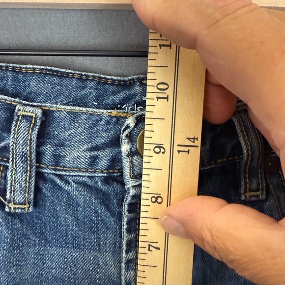 GAP Blue Straight-Leg Jeans with Distressed Details #239 / B6 - Picture 5 of 9